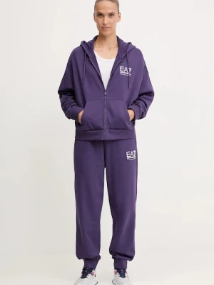 EA7 Emporio Armani dres damski kolor fioletowy AF12473.7W000420