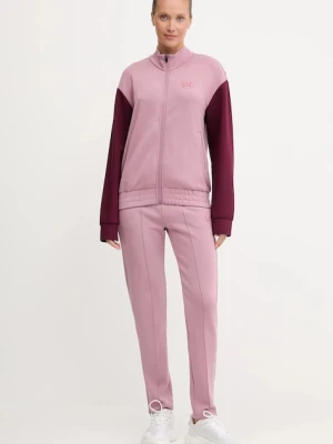 EA7 Emporio Armani dres damski kolor różowy AF16251.7W000562
