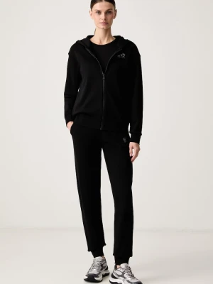 EA7 Emporio Armani dres damski z bawełną czarny