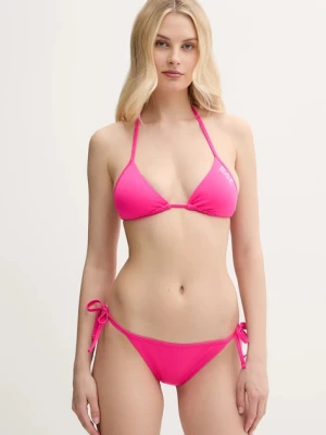 EA7 Emporio Armani dwuczęściowy strój kąpielowy kolor różowy lekko usztywniona miseczka AF12599.7W000318