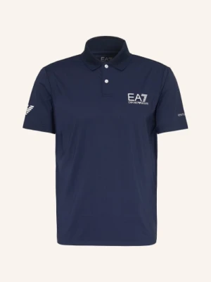 ea7 Emporio Armani Funkcjonalna Koszulka Polo blau