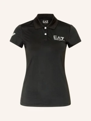 ea7 Emporio Armani Funkcjonalna Koszulka Polo schwarz