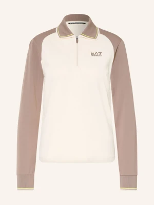 ea7 Emporio Armani Funkcyjna Koszulka Polo beige
