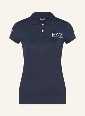 ea7 Emporio Armani Funkcyjna Koszulka Polo blau