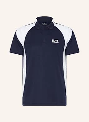 ea7 Emporio Armani Funkcyjna Koszulka Polo blau