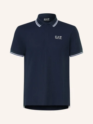 ea7 Emporio Armani Funkcyjna Koszulka Polo blau