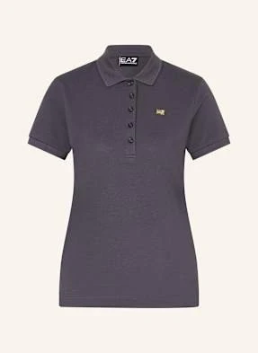 ea7 Emporio Armani Funkcyjna Koszulka Polo Core Lady blau