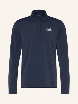 ea7 Emporio Armani Funkcyjna Koszulka Polo O Kroju Regular Fit blau GRANATOWY