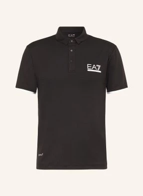 ea7 Emporio Armani Funkcyjna Koszulka Polo Pro weiss