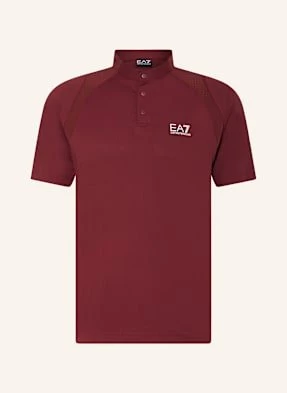 ea7 Emporio Armani Funkcyjna Koszulka Polo rot