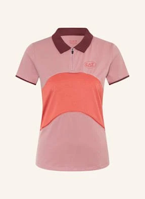 ea7 Emporio Armani Funkcyjna Koszulka Polo Tennis Pro rot