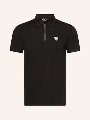 ea7 Emporio Armani Funkcyjna Koszulka Polo Train Premium schwarz