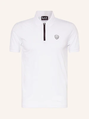 ea7 Emporio Armani Funkcyjna Koszulka Polo Train Premium weiss