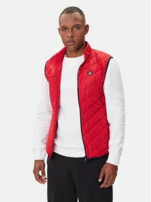 EA7 Emporio Armani Kamizelka 8NPQ03 PNE1Z 1450 Czerwony Regular Fit