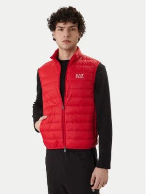EA7 Emporio Armani Kamizelka 8NPQ06 PNGPZ U5072 Czerwony Regular Fit