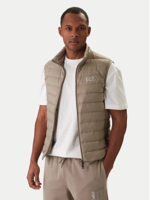 EA7 Emporio Armani Kamizelka 8NPQ06 PNGPZ U6167 Beżowy Regular Fit