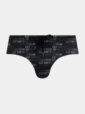 EA7 Emporio Armani kąpielówki kolor czarny AF13058.7M000536