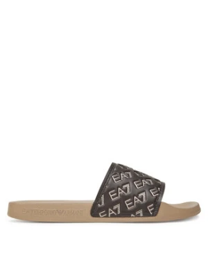 EA7 Emporio Armani Klapki 7X000109 AF15125 M6088 Brązowy