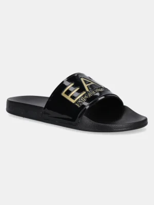 EA7 Emporio Armani klapki damskie kolor czarny AF15118.7X000108