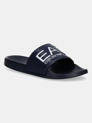 EA7 Emporio Armani klapki damskie kolor granatowy AF15118.7X000108