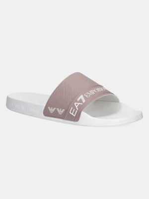 EA7 Emporio Armani klapki damskie kolor różowy AF15128.7X000110
