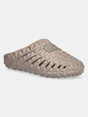 EA7 Emporio Armani klapki kolor beżowy XK385.XBR001