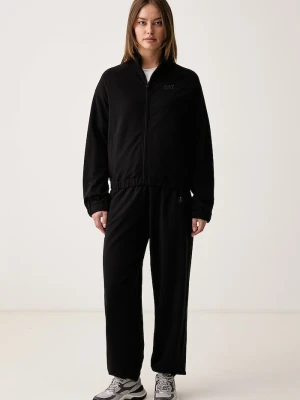 EA7 Emporio Armani komplet dresowy damski bawełniany z elastanem czarny