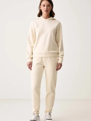 EA7 Emporio Armani komplet dresowy damski beżowy