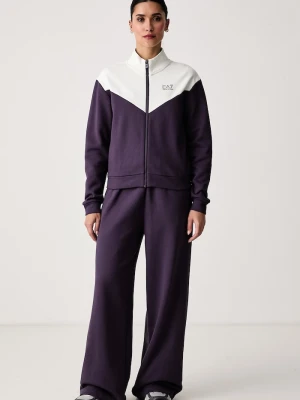 EA7 Emporio Armani komplet dresowy damski fioletowy