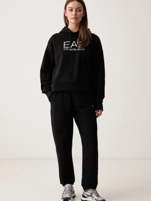 EA7 Emporio Armani komplet dresowy damski z bawełną czarny