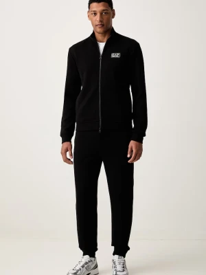 EA7 Emporio Armani komplet dresowy męski bawełniany czarny