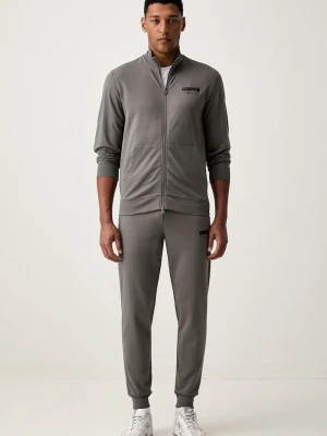 EA7 Emporio Armani komplet dresowy męski bawełniany szary