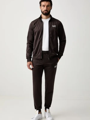 EA7 Emporio Armani komplet dresowy męski brązowy