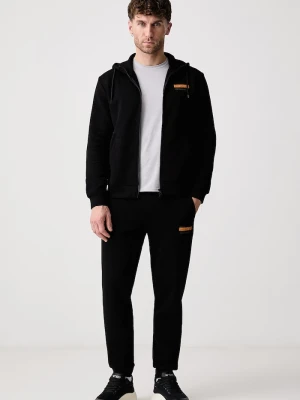 EA7 Emporio Armani komplet dresowy męski z bawełną czarny