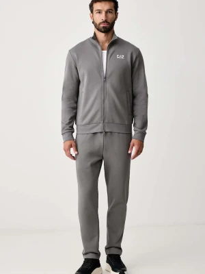 EA7 Emporio Armani komplet dresowy męski z bawełną szary
