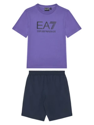 EA7 Emporio Armani Komplet t-shirt i spodenki 7B000043 AF10378 MA028 Kolorowy Regular Fit