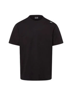 EA7 Emporio Armani Koszulka męska Mężczyźni Bawełna czarny,