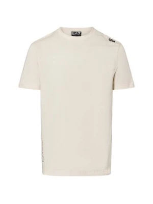 EA7 Emporio Armani Koszulka męska Mężczyźni Bawełna szary jednolity,