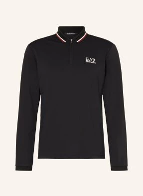 ea7 Emporio Armani Koszulka Polo Z Dżerseju schwarz