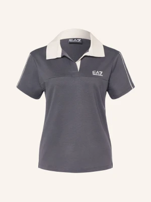 ea7 Emporio Armani Koszulka Polo Z Jerseyu Train Sporting Club grau