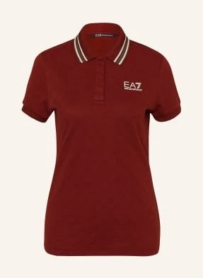 ea7 Emporio Armani Koszulka Polo Z Piki braun