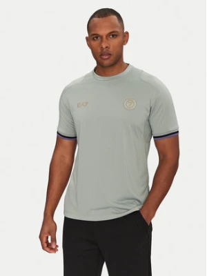 EA7 Emporio Armani Koszulka techniczna 7M000256 AF13537 U9024 Zielony Regular Fit