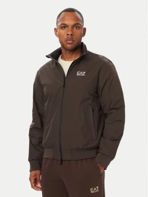 EA7 Emporio Armani Kurtka bomber 8NPB20 PNFZZ U6027 Brązowy ciemny Regular Fit