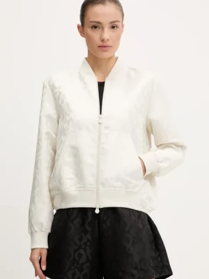 EA7 Emporio Armani kurtka bomber damski kolor szary przejściowa AF15382.7W000483
