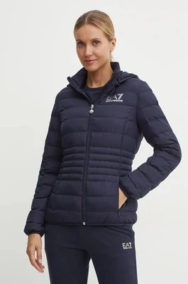 EA7 Emporio Armani kurtka damska kolor granatowy przejściowa TNF8Z.8NTB23