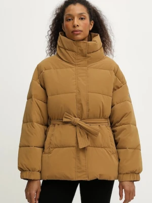 EA7 Emporio Armani kurtka kolor brązowy zimowa AF16078.7W000652