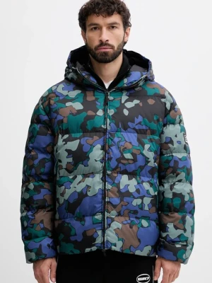EA7 Emporio Armani kurtka kolor zielony zimowa AF16825.7M000712