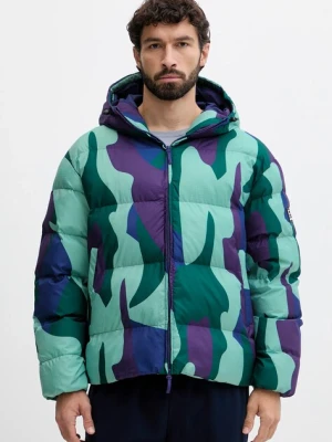 EA7 Emporio Armani kurtka kolor zielony zimowa AF16825.7M000712