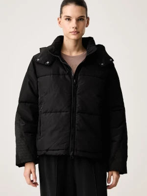 EA7 Emporio Armani kurtka pikowana damska czarny