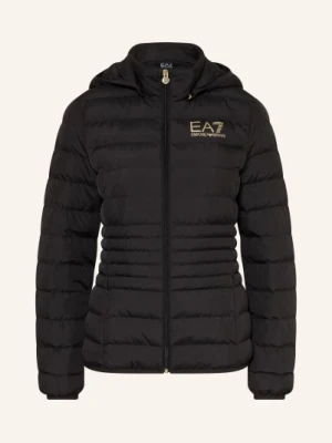 ea7 Emporio Armani Kurtka Pikowana Z Odpinanym Kapturem schwarz